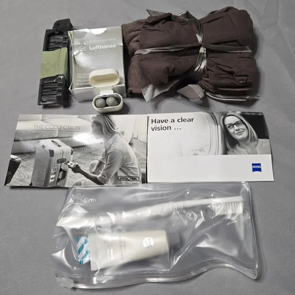 RIMOWA x Lufthansa First Class Amenity Kit Hard Clutch Case